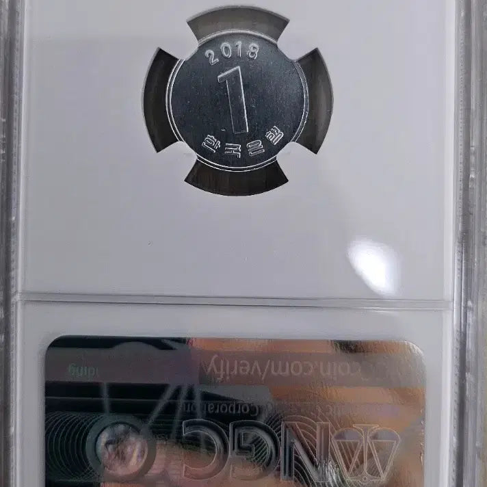[BUNJANG] Korean 1 Won Coin 2018 MS66 / 2018년 한국 1원 주화 NGC MS66