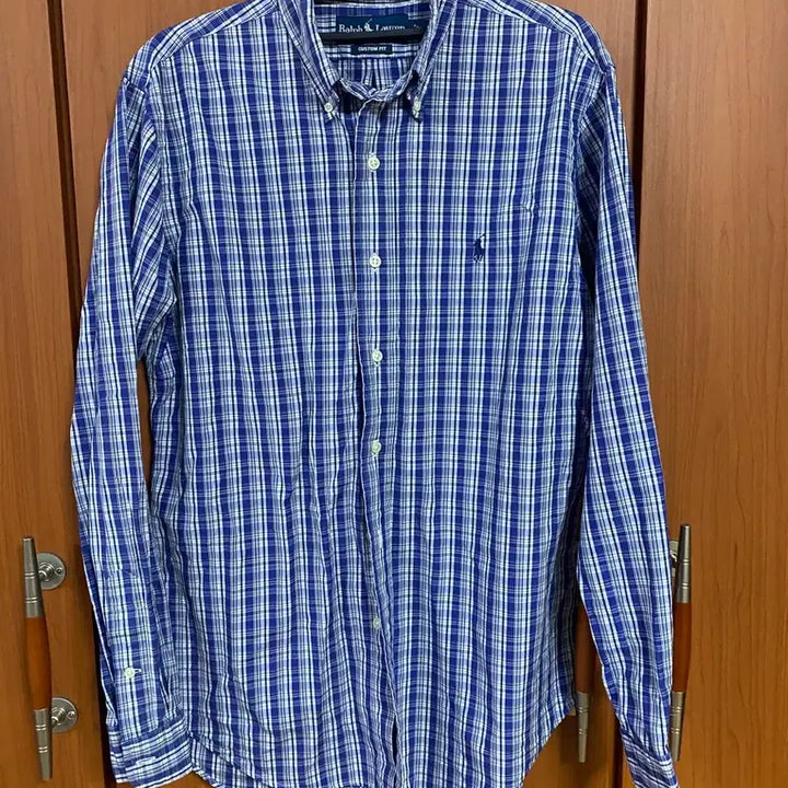 [BUNJANG] Polo Ralph Lauren Blue Checkered Shirt / [POLO] 폴로 랄프로렌 블루 체크 셔츠 M사이즈