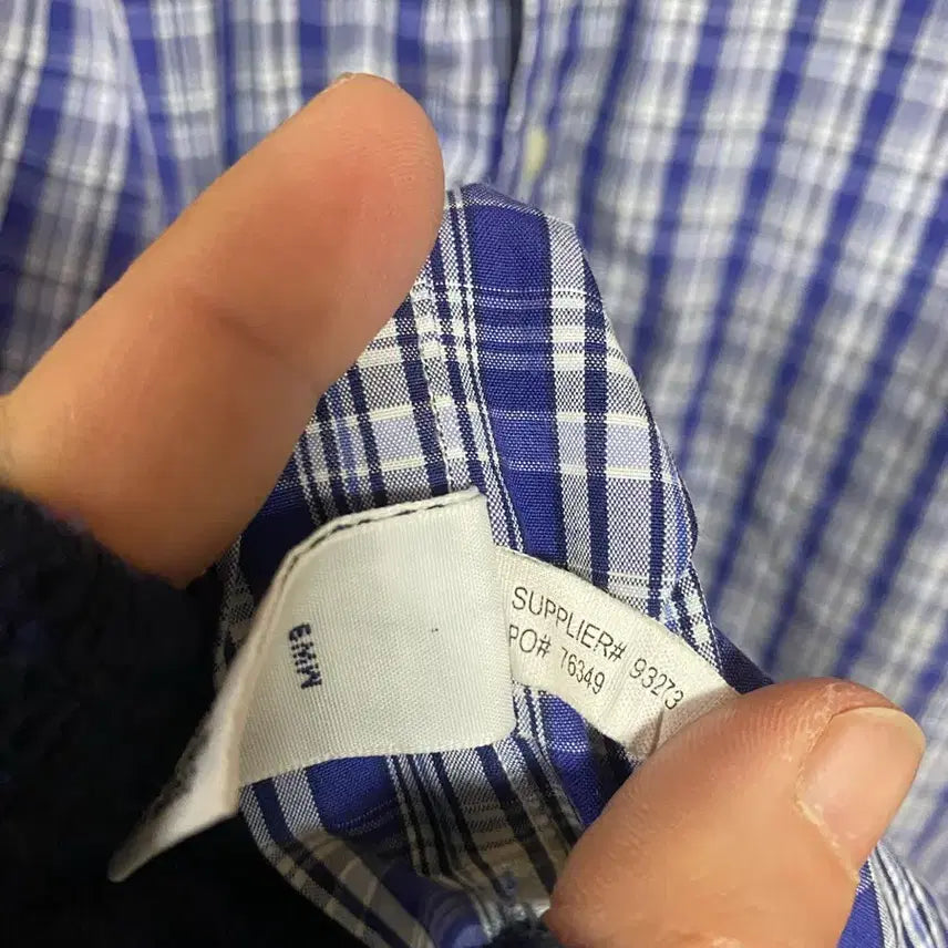 [BUNJANG] Polo Ralph Lauren Blue Checkered Shirt / [POLO] 폴로 랄프로렌 블루 체크 셔츠 M사이즈