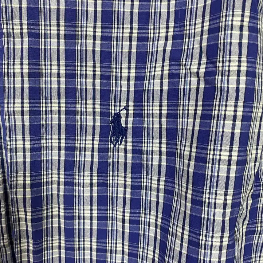 [BUNJANG] Polo Ralph Lauren Blue Checkered Shirt / [POLO] 폴로 랄프로렌 블루 체크 셔츠 M사이즈