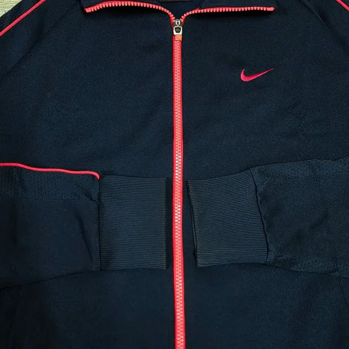 [BUNJANG] Nike Navy/Pink Jersey Track Top / 나이키 네이비/핑크 져지 트랙탑