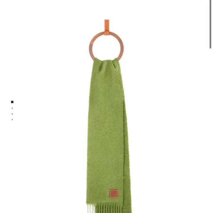 [BUNJANG] Loewe Mohair Muffler Green / 로에베 모헤어 머플러 그린 (시즌컬러)
