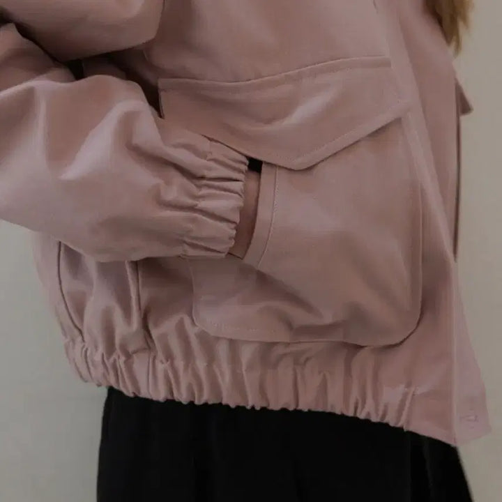 [BUNJANG] 8 Days a Week Short Half M-65 Jacket / 에잇데이즈어위크 숏 하프 야상 핑크