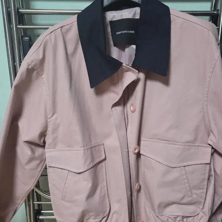 [BUNJANG] 8 Days a Week Short Half M-65 Jacket / 에잇데이즈어위크 숏 하프 야상 핑크