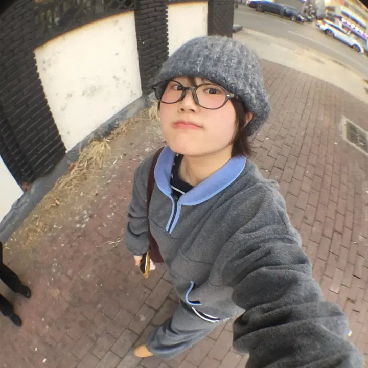 [BUNJANG] Vanishment Fleece Set Up - Melange Gray / (1회착)바니쉬먼트 Fleece set up_ 플리스 셋업 멜란지그레이