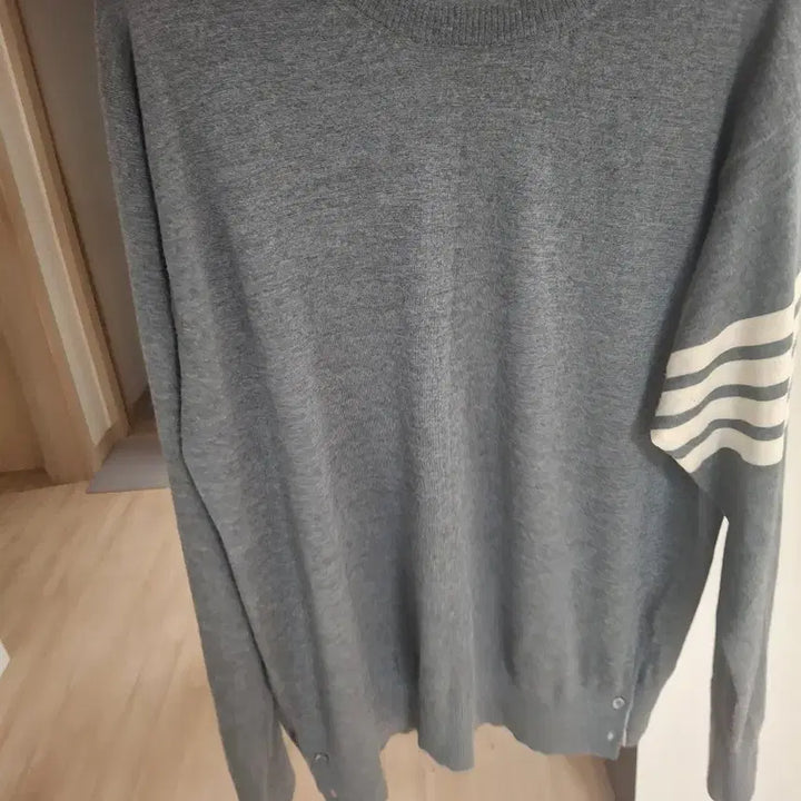 [BUNJANG] Thom Browne Gray Knit Sweater / Thom Browne (톰브라운)회색 니트 스웨터