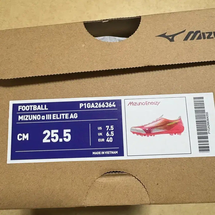 [BUNJANG] Mizuno Alpha 3 AG Elite Soccer Cleats / 미즈노 알파3 ag 엘리트 255