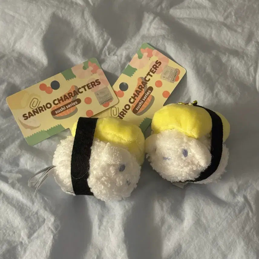 [BUNJANG] Sanrio Cinnamoroll Egg Sushi Keyring / (새상품) 시나모롤 계란 초밥 키링