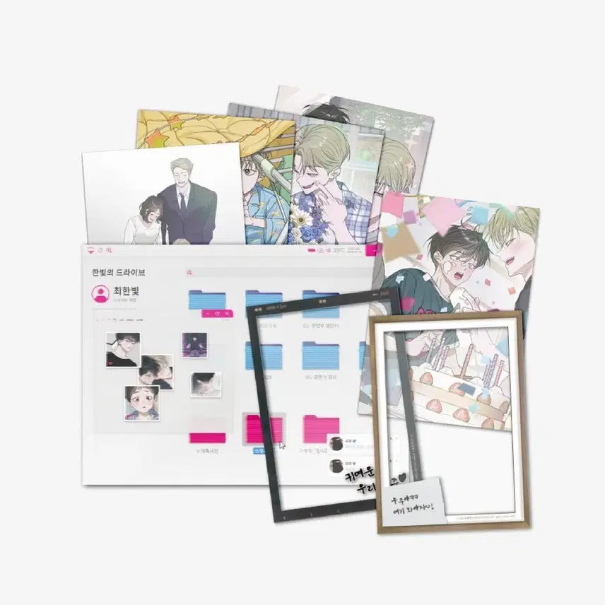 [SOLD OUT] 재이미샵 꽃이 지는 연못 꽃지연 가족 사진 폴더 패키지