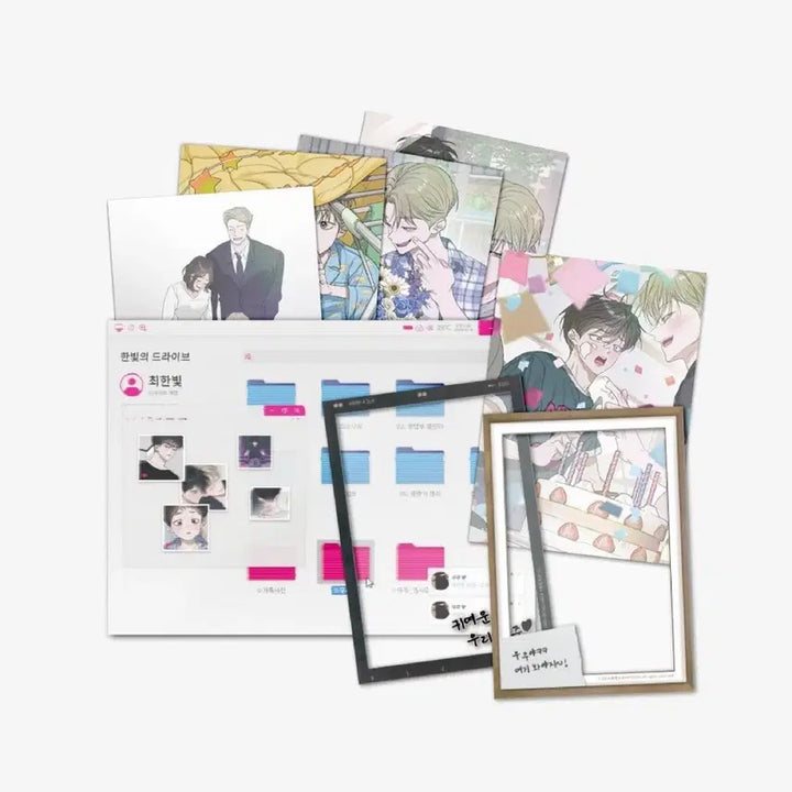[SOLD OUT] 재이미샵 꽃이 지는 연못 꽃지연 가족 사진 폴더 패키지