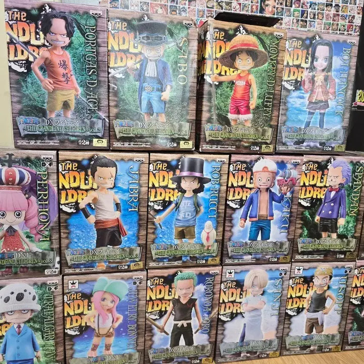[BUNJANG] One Piece Grandline Children Figures Set (17 figures, Unsealed) / 원피스피규어 그랜드라인칠드런 17종 미개봉