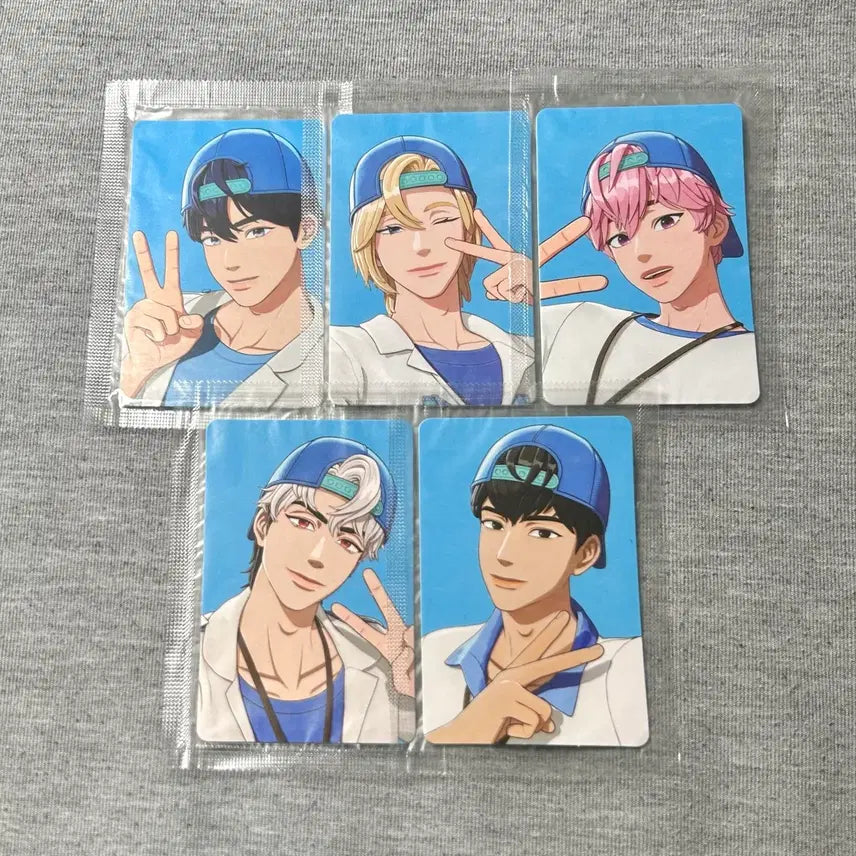 [BUNJANG] PLAVE Kkokkalcorn Photocard 5-Piece Bundle Set / 플레이브 꼬깔콘 포토카드 5종 세트 드볼 양도 판매