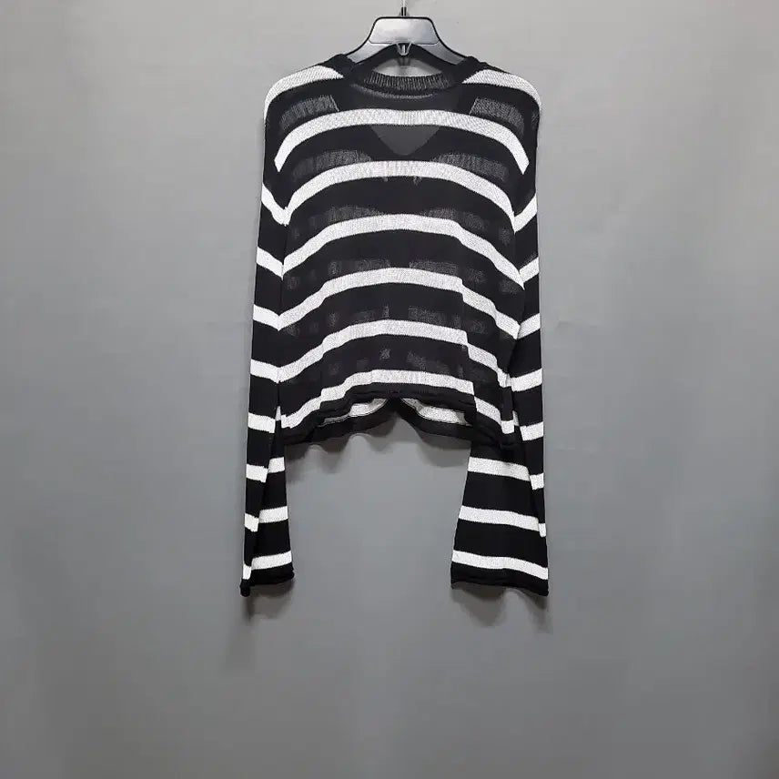 [BUNJANG] Loose Fit Striped Cardigan / 루즈핏 단가라 가디건