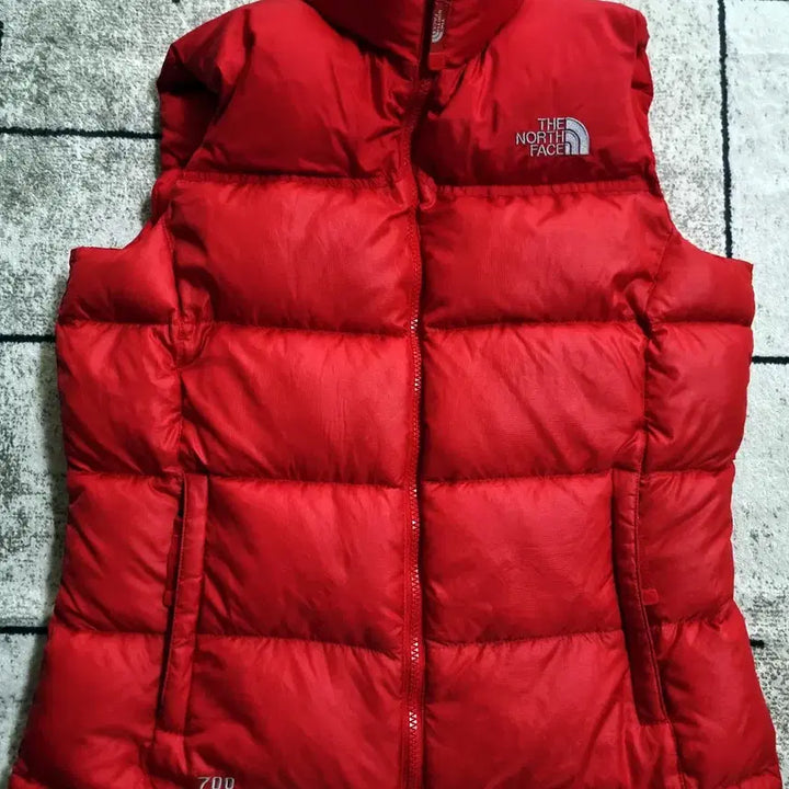 [BUNJANG] The North Face Nuptse 700 Vest Red Size 90 / 노스페이스 눕시 700 패딩 조끼 레드 사이즈 90