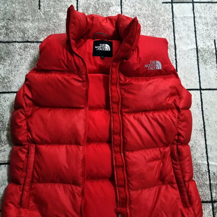 [BUNJANG] The North Face Nuptse 700 Vest Red Size 90 / 노스페이스 눕시 700 패딩 조끼 레드 사이즈 90