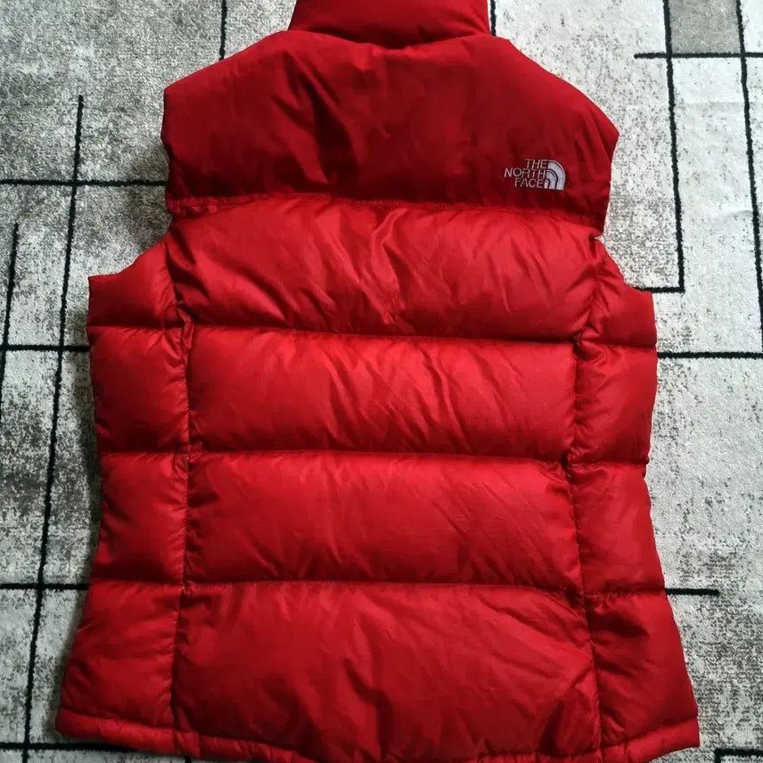 [BUNJANG] The North Face Nuptse 700 Vest Red Size 90 / 노스페이스 눕시 700 패딩 조끼 레드 사이즈 90