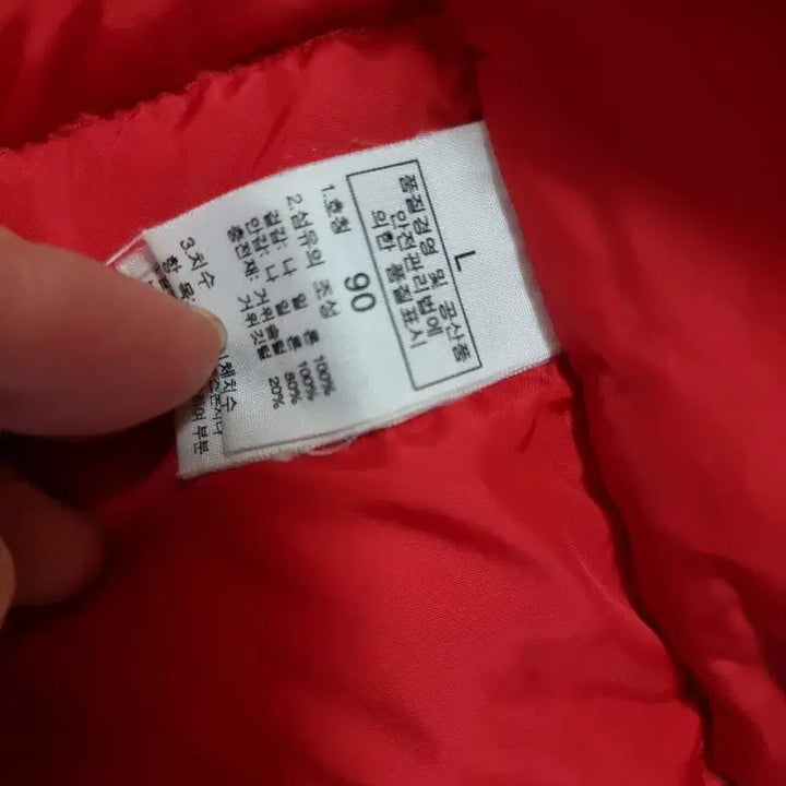 [BUNJANG] The North Face Nuptse 700 Vest Red Size 90 / 노스페이스 눕시 700 패딩 조끼 레드 사이즈 90