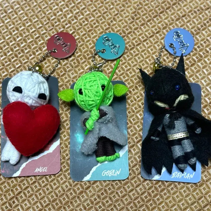 [BUNJANG] Voodoo Doll Keyring Set / 부두인형 키링세트