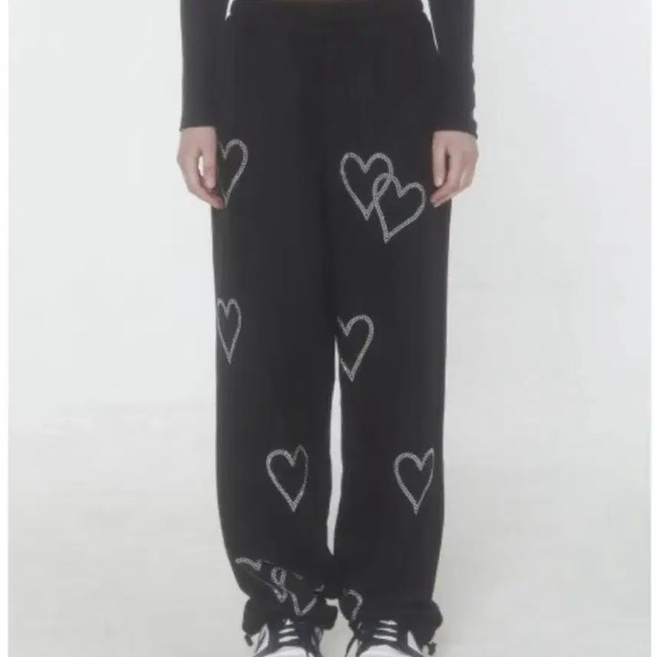 [BUNJANG] Rock Cake Heart Jogger Pants / 락케이크 하트 조거팬츠 새상품