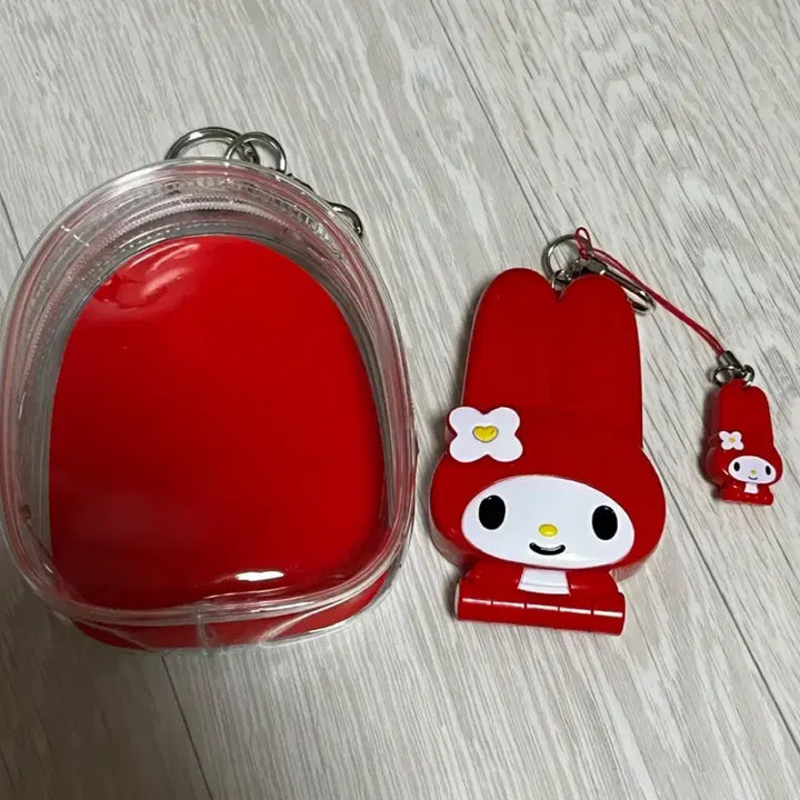 [BUNJANG] My Melody Mirror Keychain / 마이멜로디 핸드폰 거울 키링