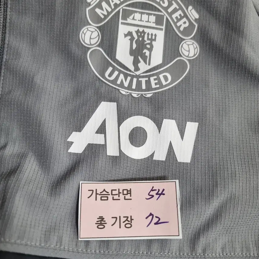 [BUNJANG] Adidas Manchester United AON Windbreaker Jacket / 아디다스 맨유 바람막이 맨체스터 유나이티드 AON 사이즈 95 M