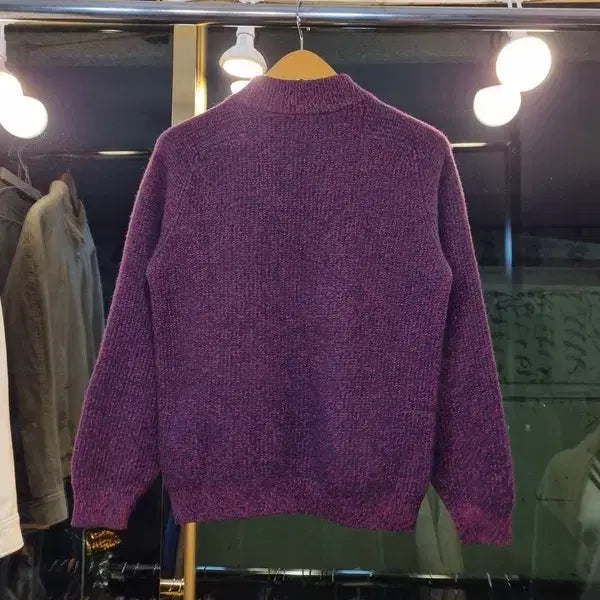 [BUNJANG] Lacoste Wool 100% Turtle Neck Knit Sweater / 라코스테 울 100% M사이즈 터틀넥 보카시 니트