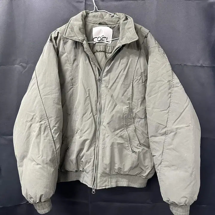 [BUNJANG] COCI Khaki Bomber Jacket / COCI 카키색 봄버 자켓