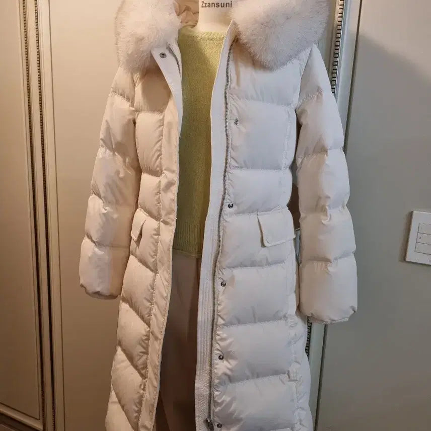 [BUNJANG] NICE CLAUP Saga Fox Fur Padding Jacket / 새상품)나이스크랍 사가폭스퍼패딩