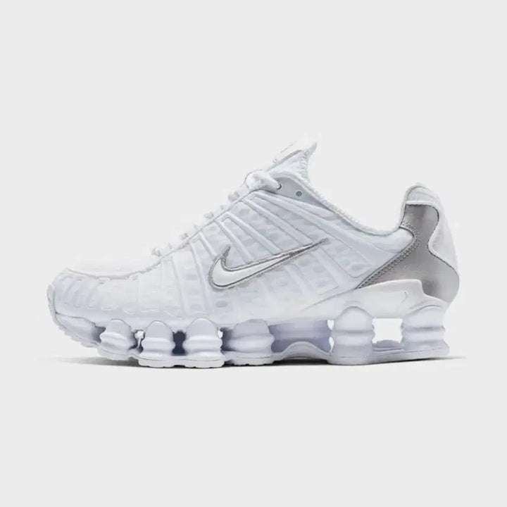 [BUNJANG] Nike Shox TL W White Metallic Sneakers / 나이키샥스 TL W - 화이트:메탈릭 235