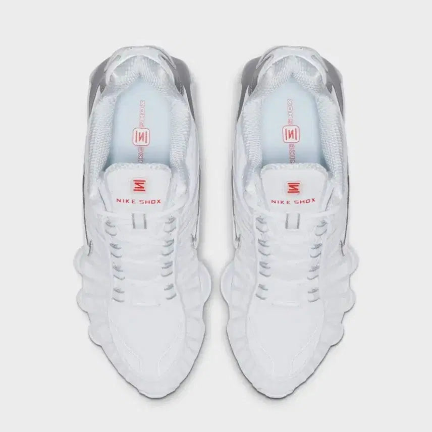 [BUNJANG] Nike Shox TL W White Metallic Sneakers / 나이키샥스 TL W - 화이트:메탈릭 235