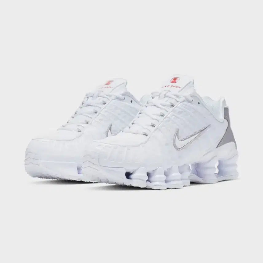 [BUNJANG] Nike Shox TL W White Metallic Sneakers / 나이키샥스 TL W - 화이트:메탈릭 235