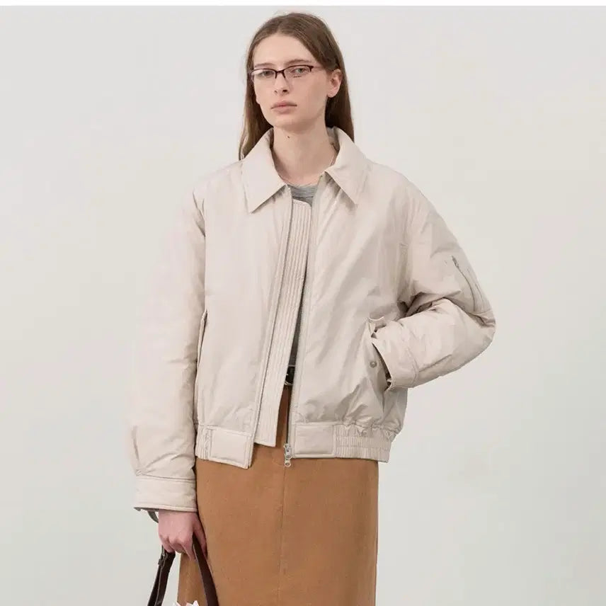 [BUNJANG] Dunst Classic Bomber Jacket L / 던스트 클래식 봄버자켓 L classic collared bomber