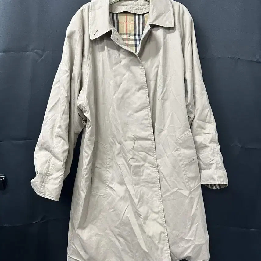 [BUNJANG] Burberry Beige Vintage Trench Coat / 버버리 베이지 빈티지 정품 트렌치 코트