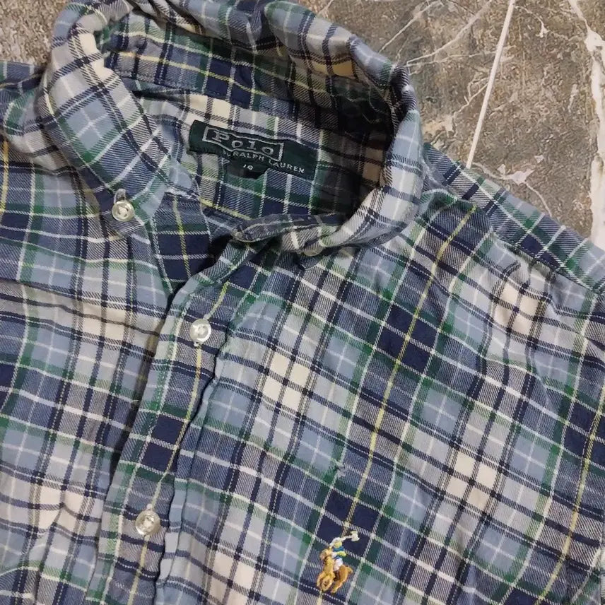[BUNJANG] Polo Ralph Lauren Checkered Polo Shirt / ㄴ1 폴로 셔츠 여성 아동