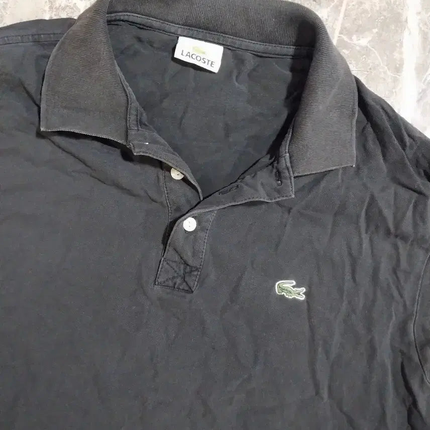 [BUNJANG] Lacoste Black T-Shirt / ㄴ1 라코스테 반팔 티셔츠 100~105