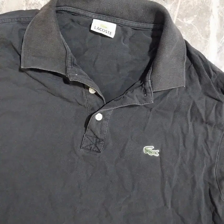 [BUNJANG] Lacoste Black T-Shirt / ㄴ1 라코스테 반팔 티셔츠 100~105