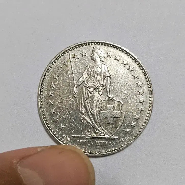 [BUNJANG] Swiss 1993 2 Franc Coin / 스위스 1993년 2프랑 동전(외국주화)115