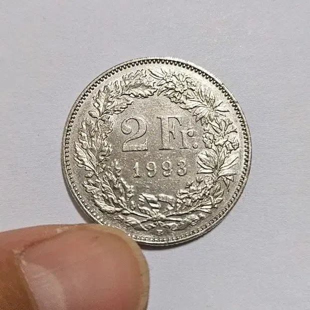 [BUNJANG] Swiss 1993 2 Franc Coin / 스위스 1993년 2프랑 동전(외국주화)115