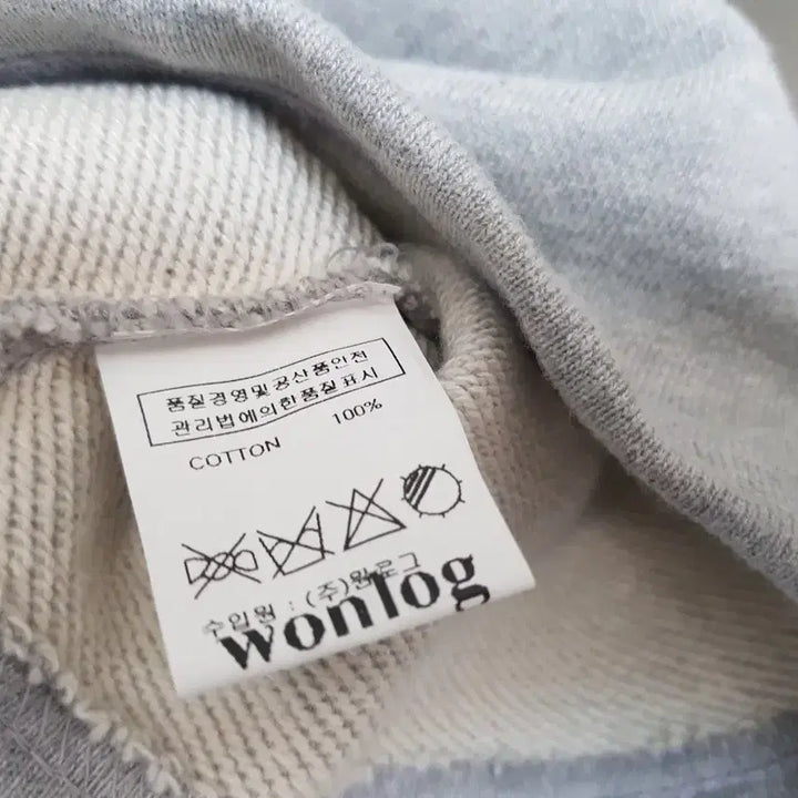 [BUNJANG] wonlog Gray Crop Hoodie / wonlog 그레이 크롭 후드