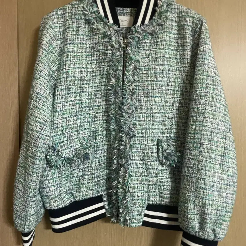 [BUNJANG] LE BLANC Tweed Zip-up Jacket / LE BLANC 트위드 집업 자켓