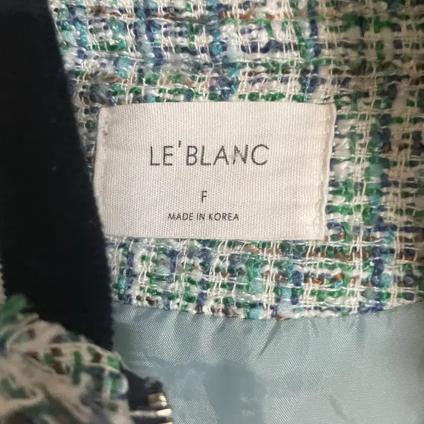 [BUNJANG] LE BLANC Tweed Zip-up Jacket / LE BLANC 트위드 집업 자켓