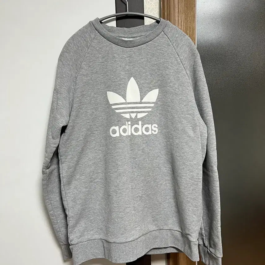 [BUNJANG] Adidas Gray Sweatshirt / 아디다스 회색 맨투맨
