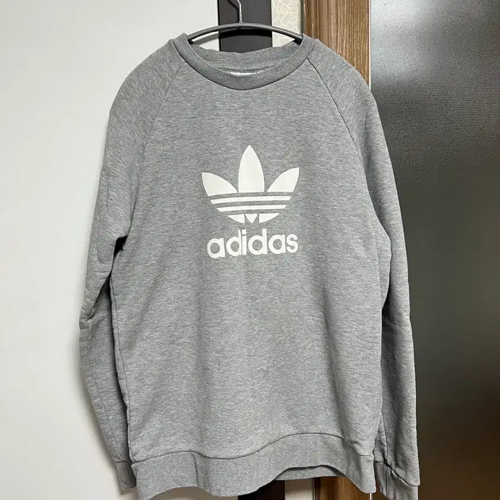 [BUNJANG] Adidas Gray Sweatshirt / 아디다스 회색 맨투맨