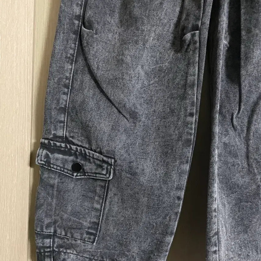 [BUNJANG] Vintage Washed Cargo Pocket String Pants / 빈티지 워싱 카고 포켓 스트링 팬츠