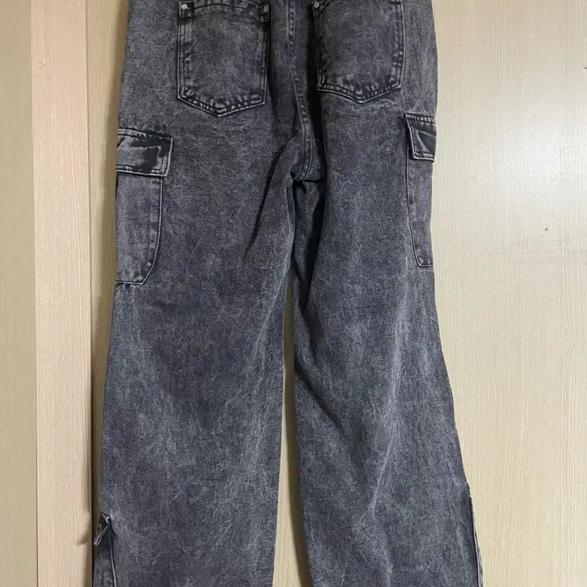 [BUNJANG] Vintage Washed Cargo Pocket String Pants / 빈티지 워싱 카고 포켓 스트링 팬츠