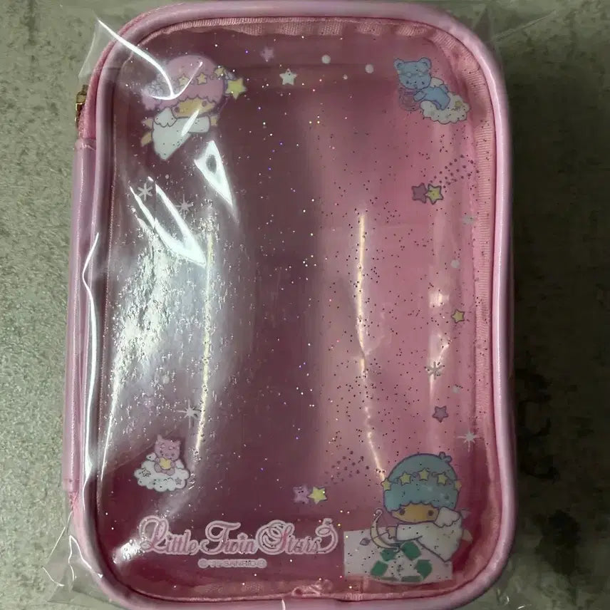 [BUNJANG] Sanrio Kiki &amp; Lala 50th Anniversary Pouch / 산리오 키키라라50주년 파우치 핑크