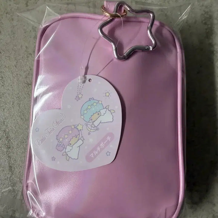 [BUNJANG] Sanrio Kiki &amp; Lala 50th Anniversary Pouch / 산리오 키키라라50주년 파우치 핑크