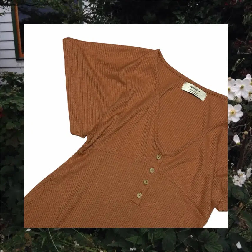 [BUNJANG] Mori Girl Ribbed Knit Sweater / 모리걸 골지 니트