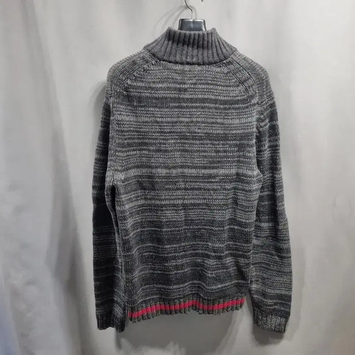 [BUNJANG] DKNY Half-Zip Knit Sweater Gray / DKNY 하프집업 니트 스웨터 그레이