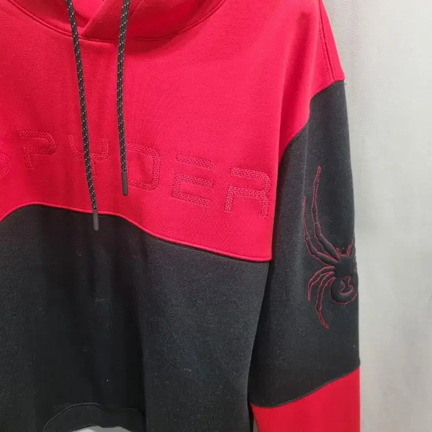 [SOLD OUT] 스파이더 후드티 레드/블랙